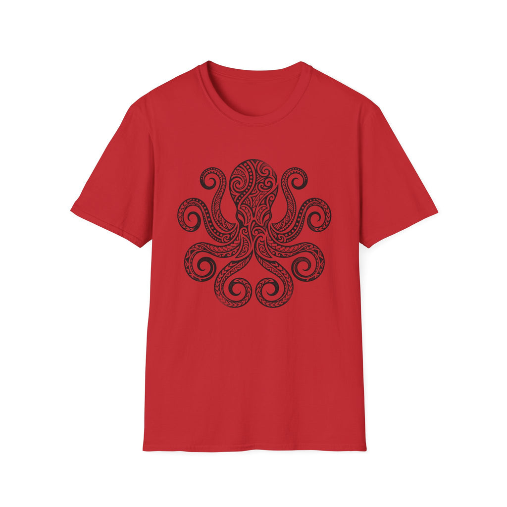 Hawaiian Style Octopus T-Shirt