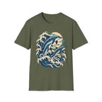 Japanese Inspired Dolphins T-Shirt