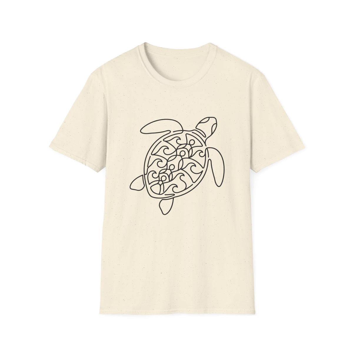 Line Art Turtle T-Shirt