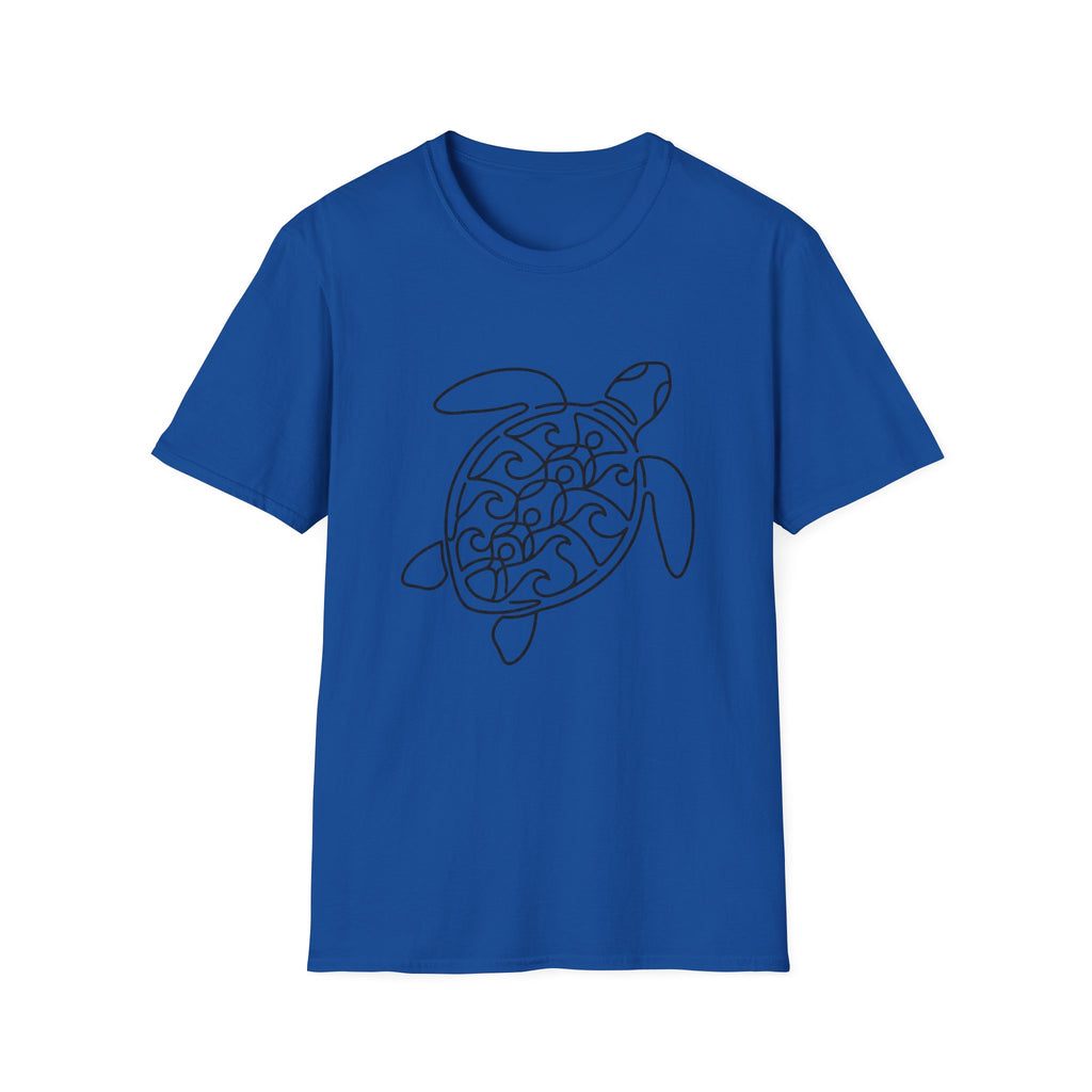 Line Art Turtle T-Shirt