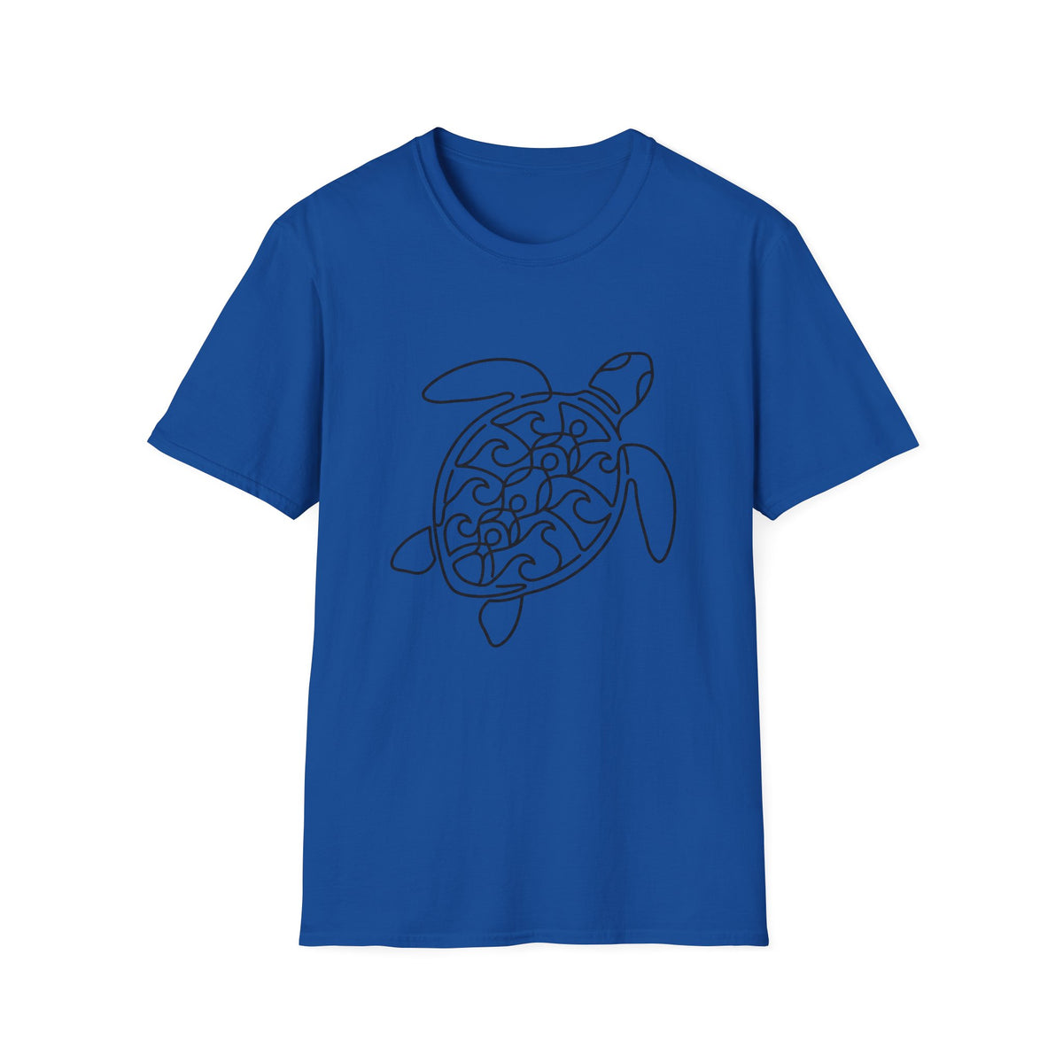 Line Art Turtle T-Shirt
