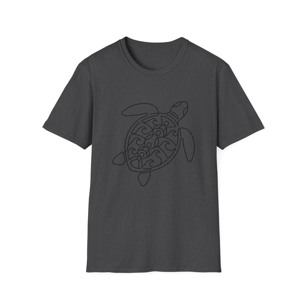 Line Art Turtle T-Shirt