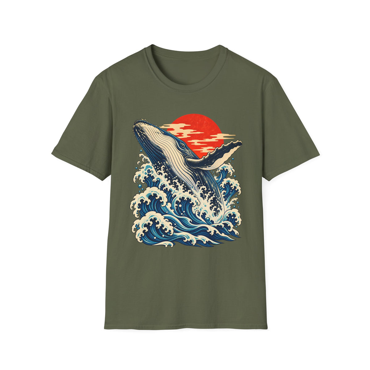 Japanese Inspired Whale T-Shirt