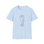Line Art Seahorse T-Shirt