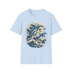 Japanese Inspired Dolphins T-Shirt