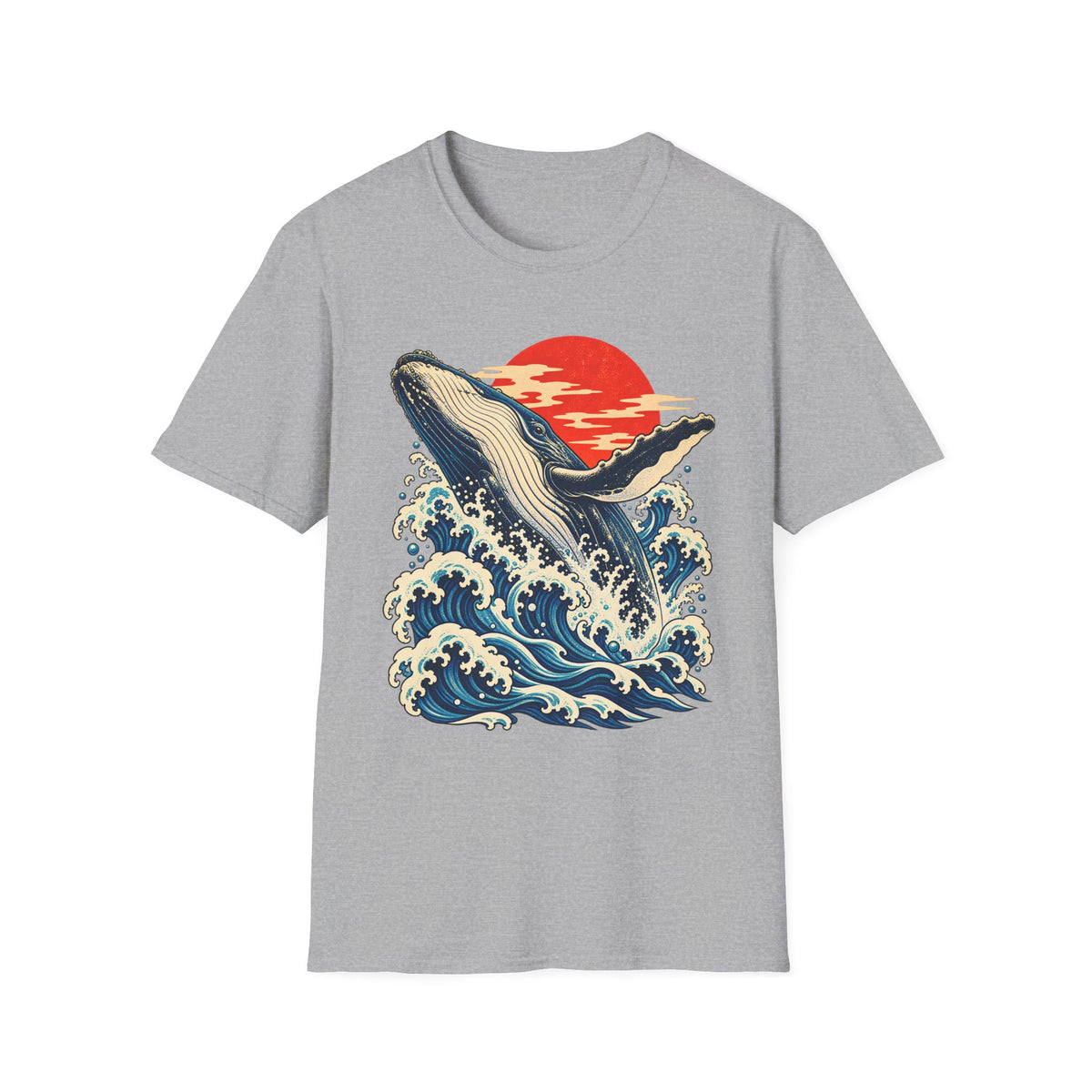 Japanese Inspired Whale T-Shirt