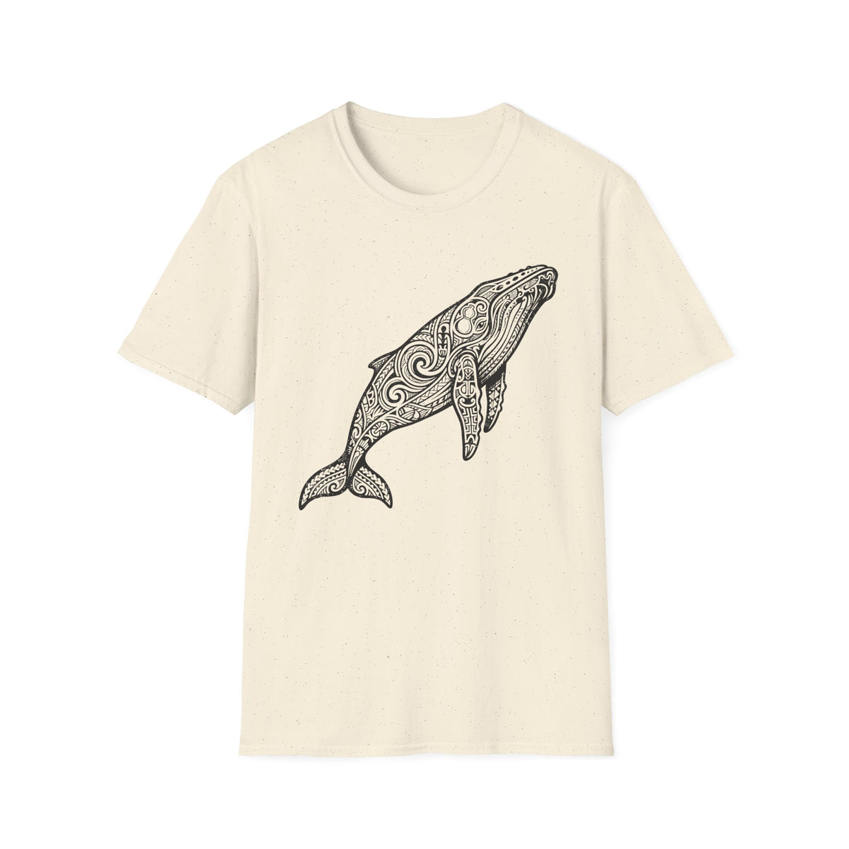 Hawaiian Style Whale T-Shirt