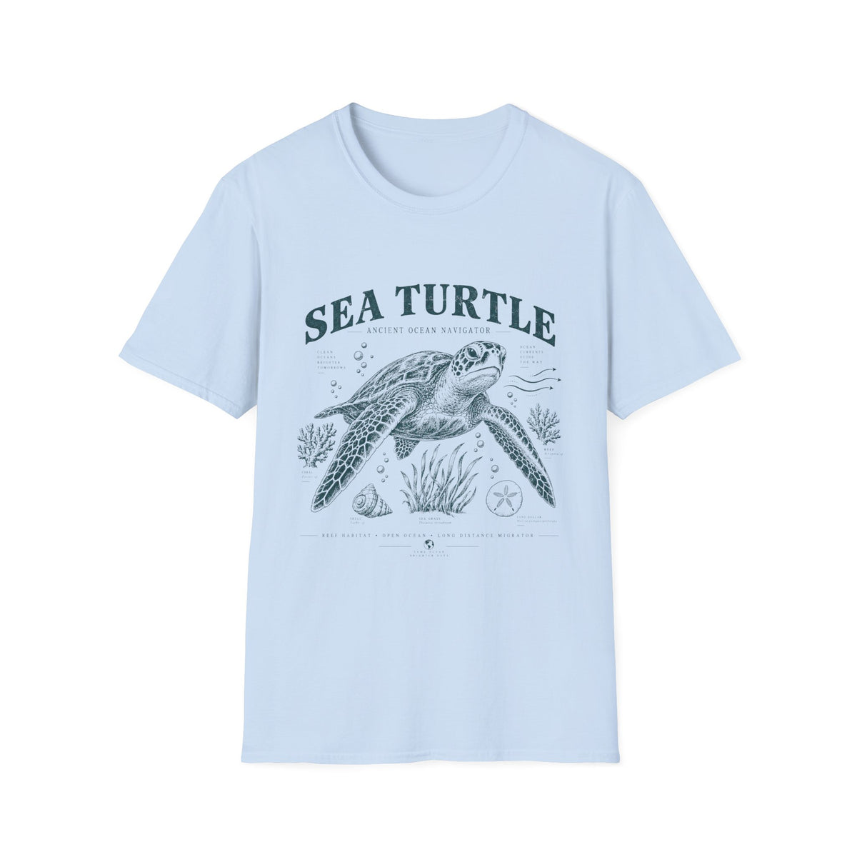 Sea Turtle Chart T-Shirt