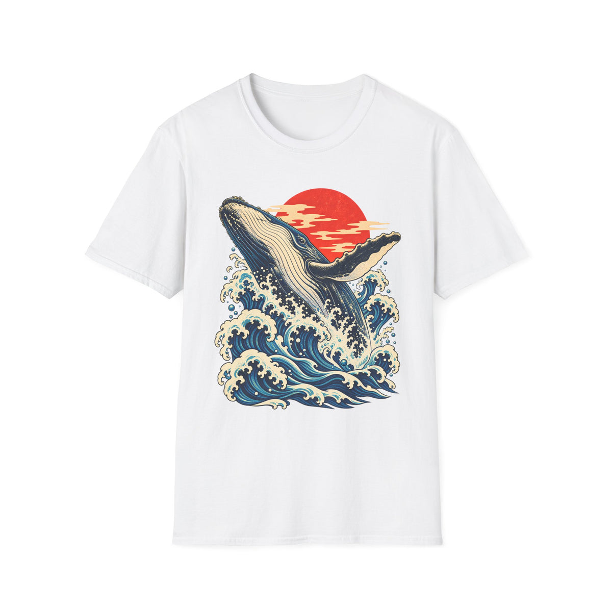 Japanese Inspired Whale T-Shirt