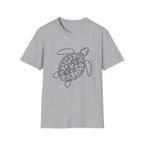 Line Art Turtle T-Shirt