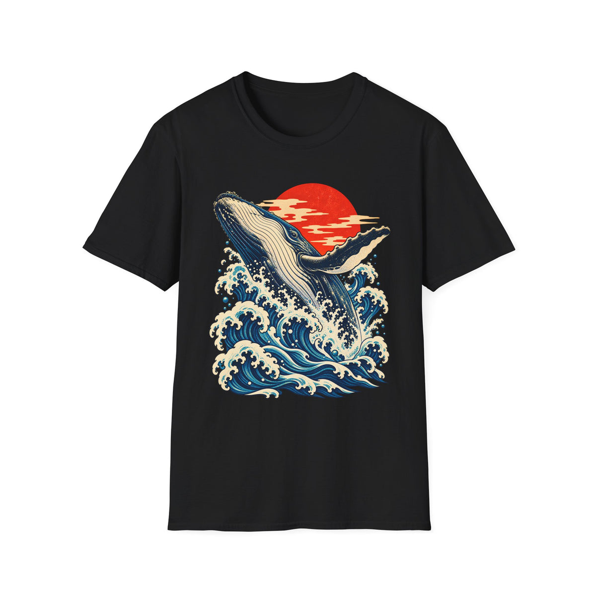 Japanese Inspired Whale T-Shirt