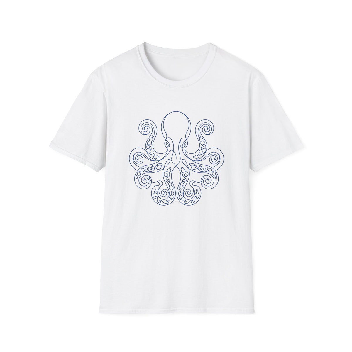 Line Art Octopus T-Shirt