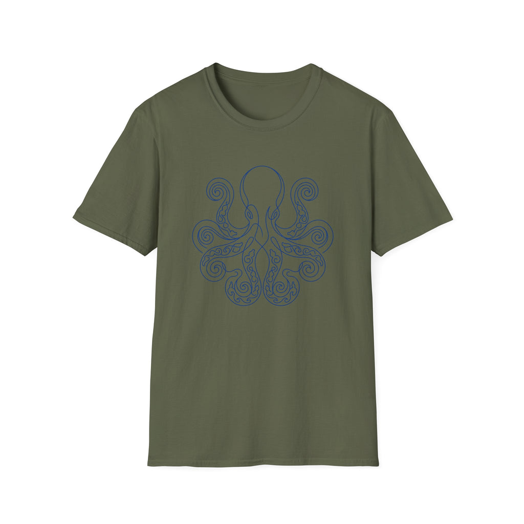 Line Art Octopus T-Shirt