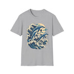 Japanese Inspired Dolphins T-Shirt