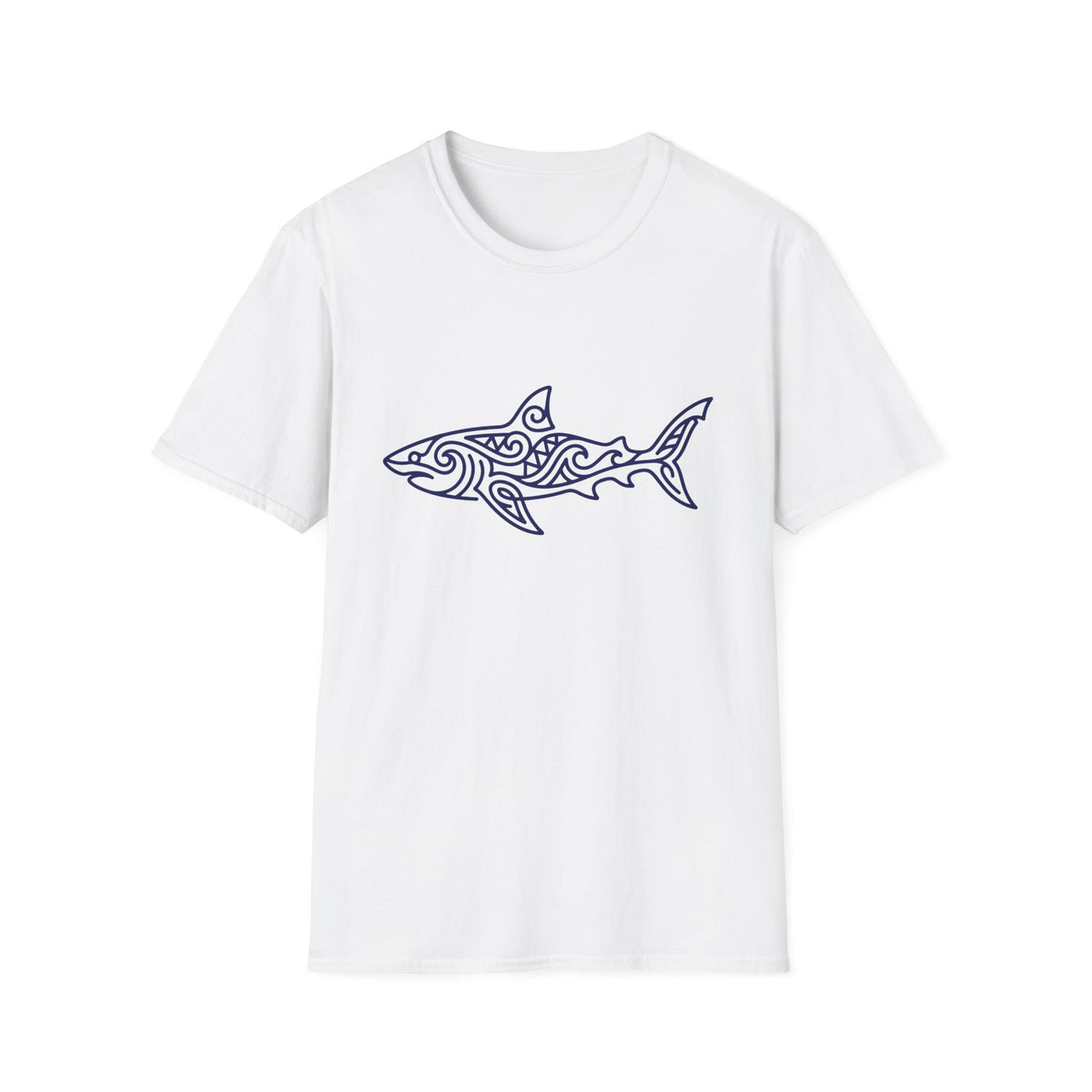 Hawaiian Style Shark T-Shirt