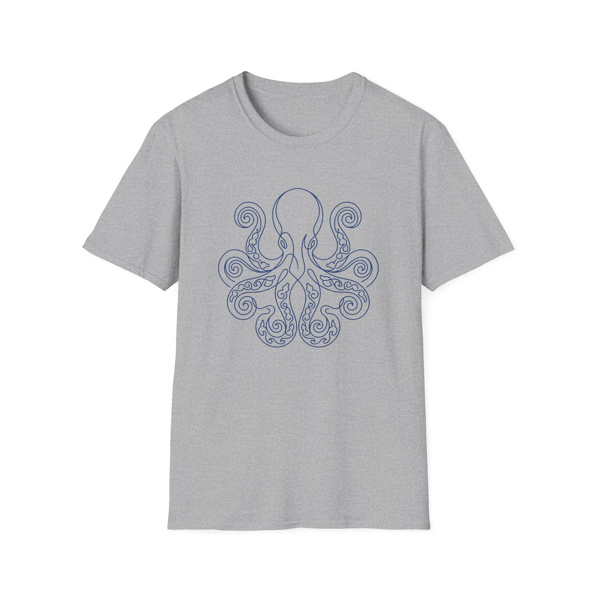 Line Art Octopus T-Shirt