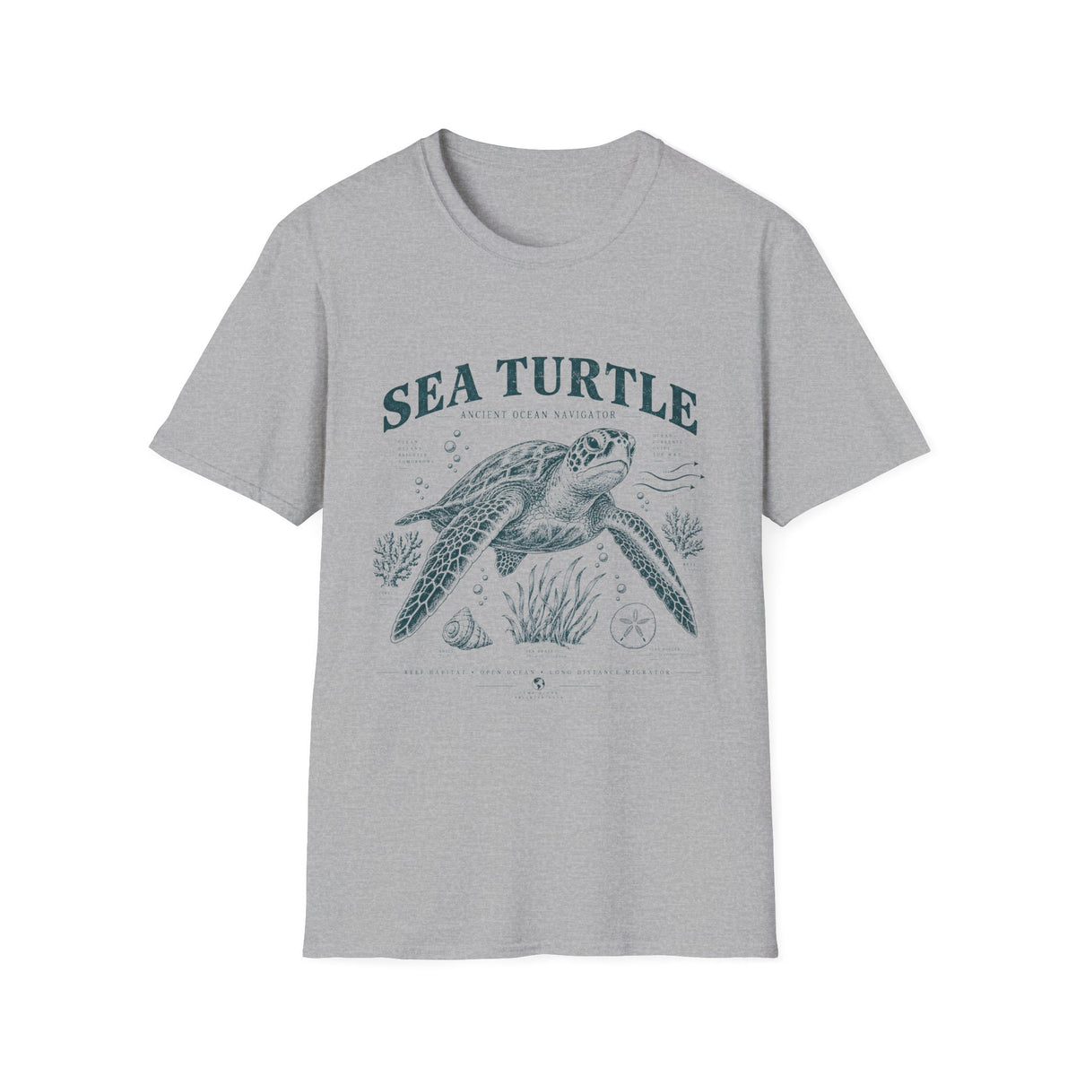 Sea Turtle Chart T-Shirt