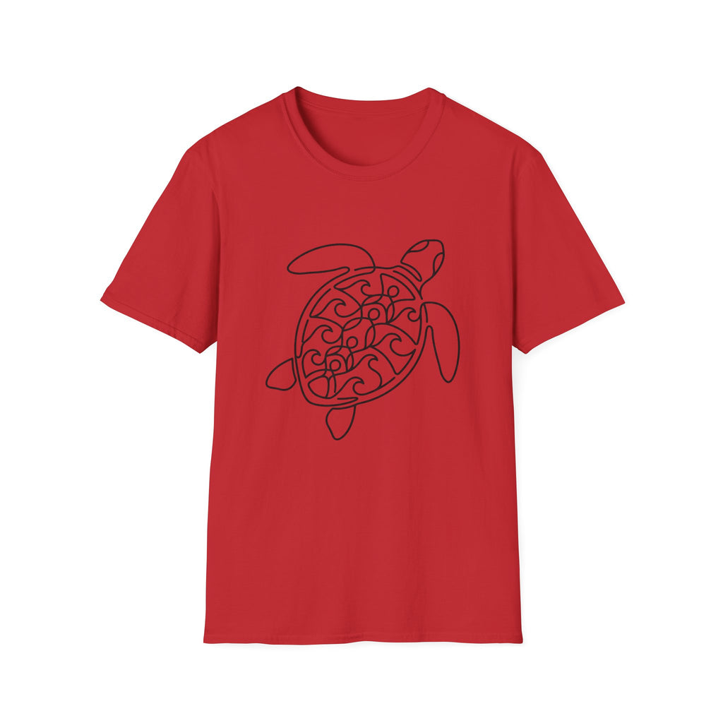 Line Art Turtle T-Shirt