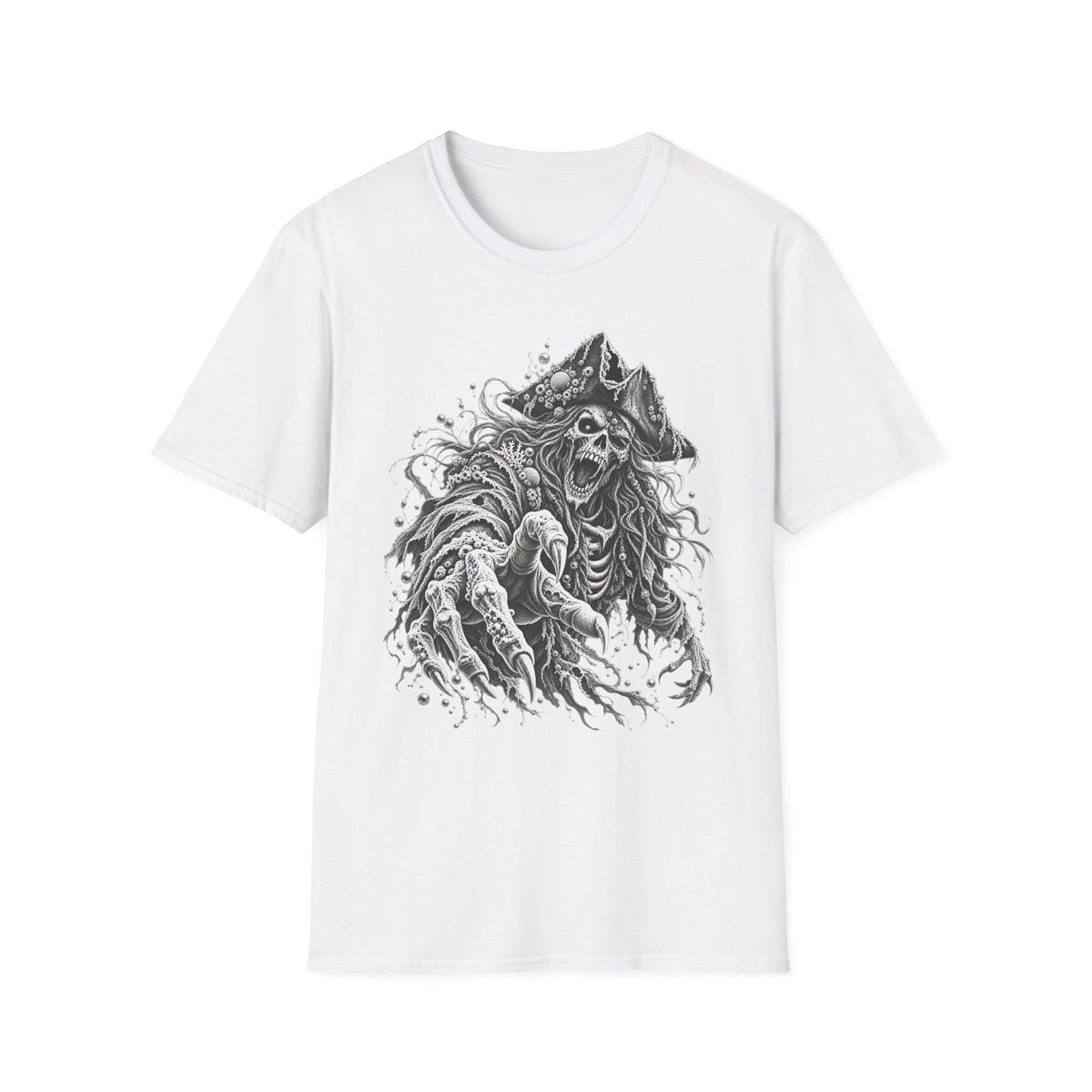 Undead Pirate - Deep Sea Horror T-Shirt