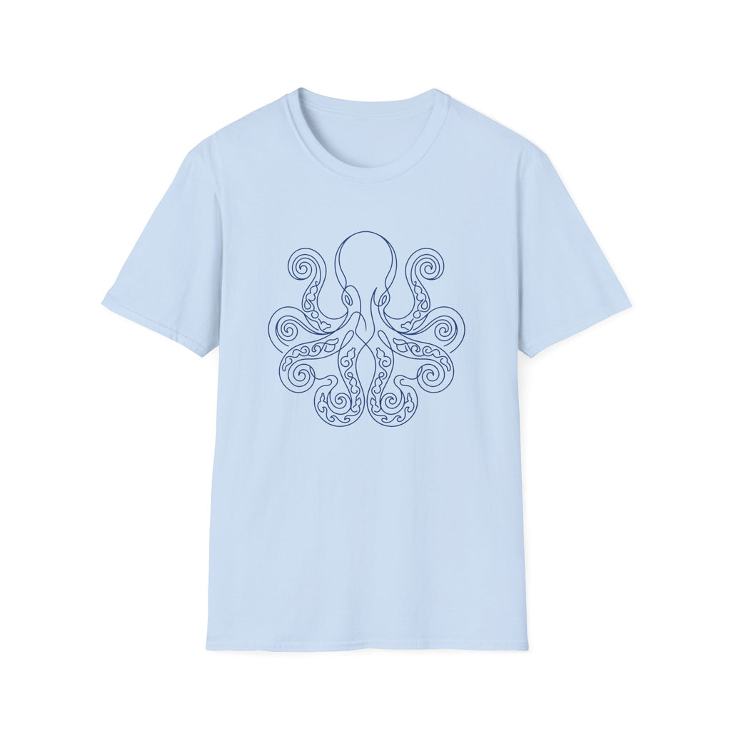 Line Art Octopus T-Shirt