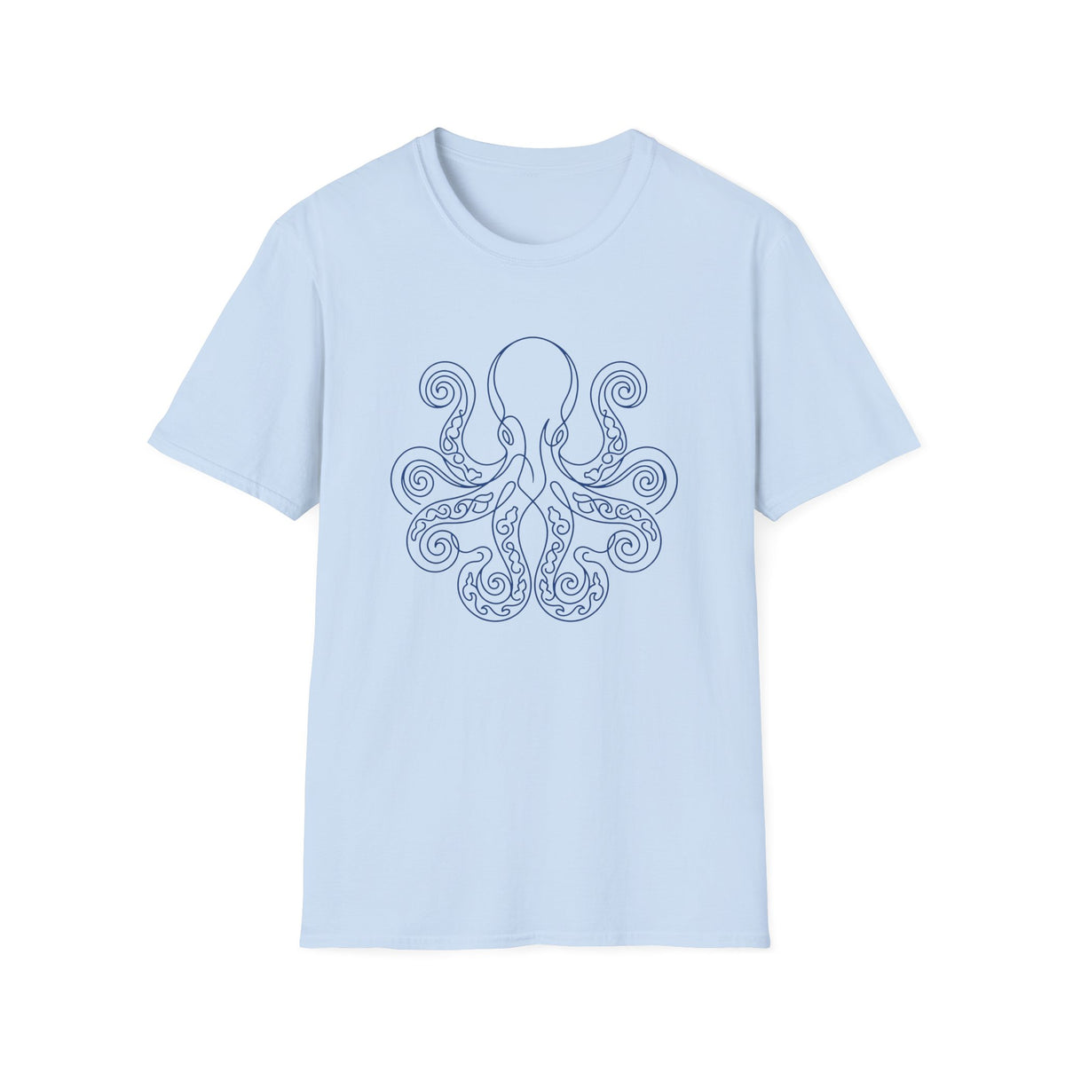 Line Art Octopus T-Shirt