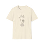 Line Art Seahorse T-Shirt