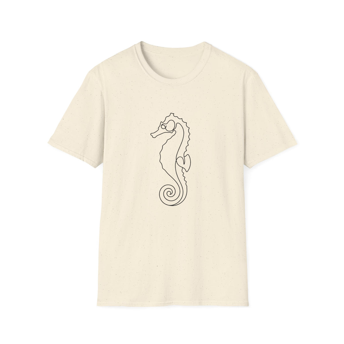 Line Art Seahorse T-Shirt