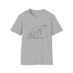 Line Art Whale T-Shirt