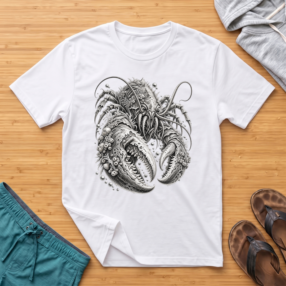 Colossal Lobster - Deep Sea Horror T-Shirt