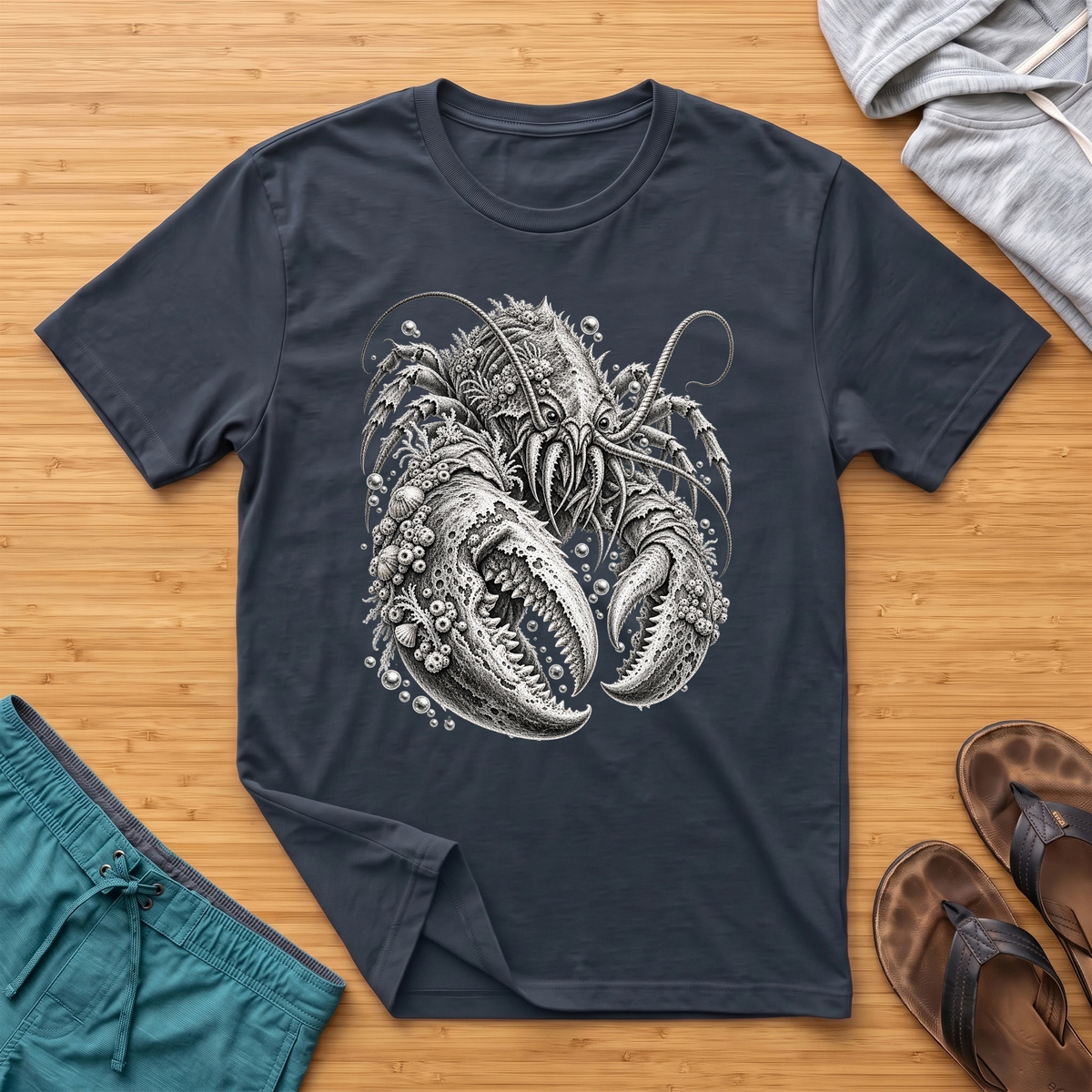 Colossal Lobster - Deep Sea Horror T-Shirt