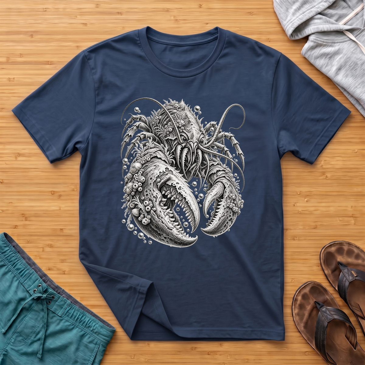 Colossal Lobster - Deep Sea Horror T-Shirt