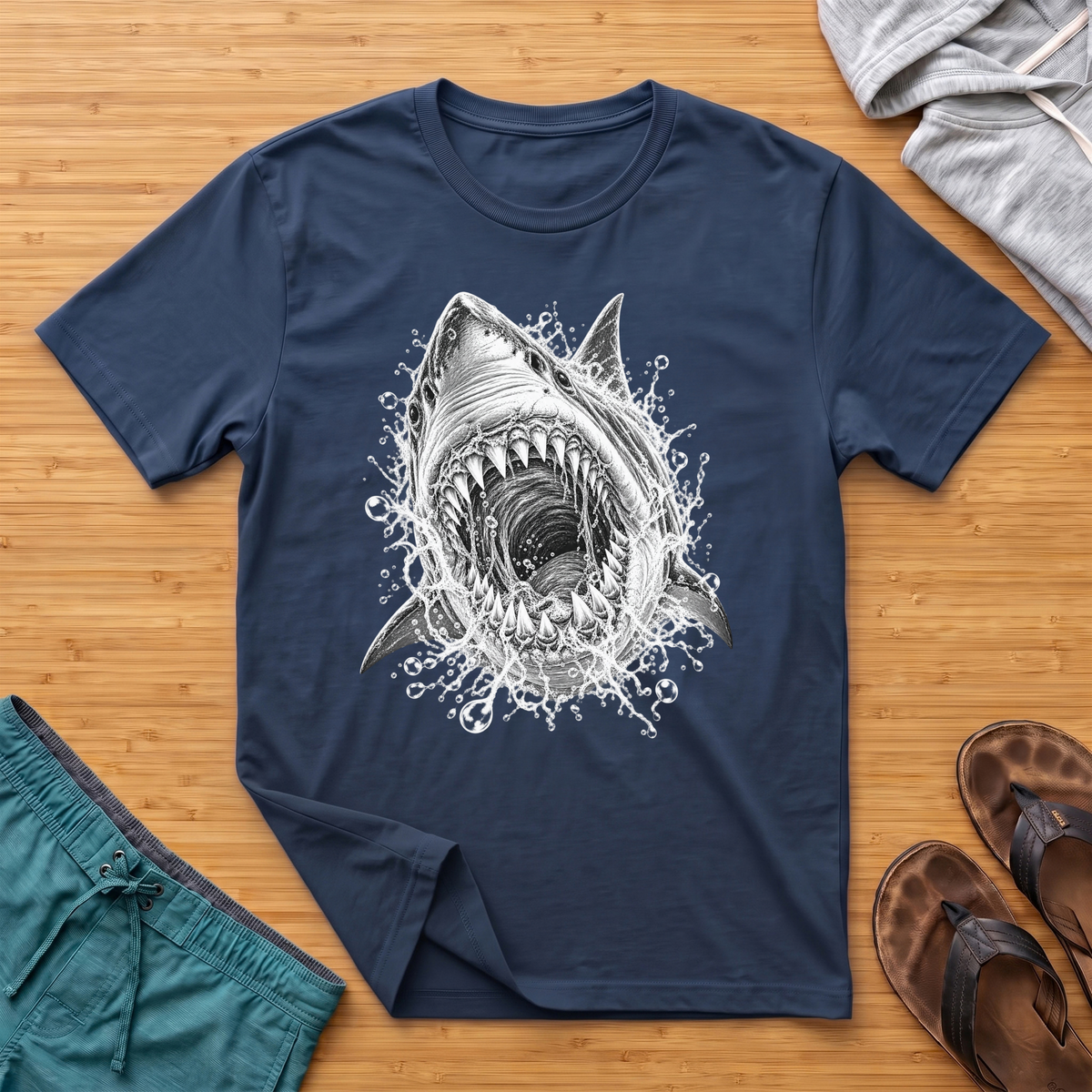 Great White - Deep Sea Horror T-Shirt