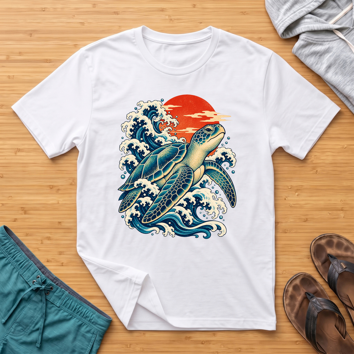 Japanese Inspired Turtle T-Shirt