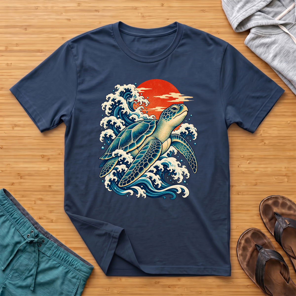 Japanese Inspired Turtle T-Shirt