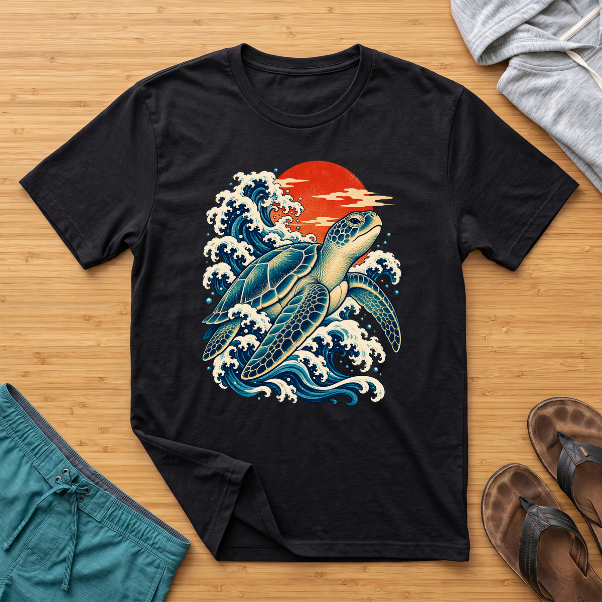 Japanese Inspired Turtle T-Shirt