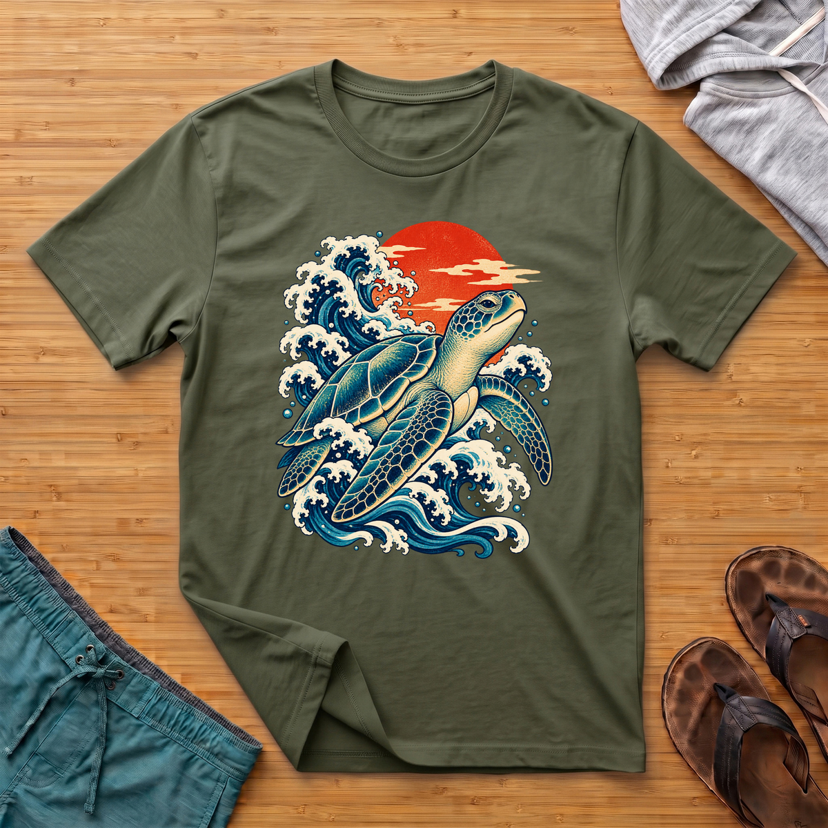 Japanese Inspired Turtle T-Shirt