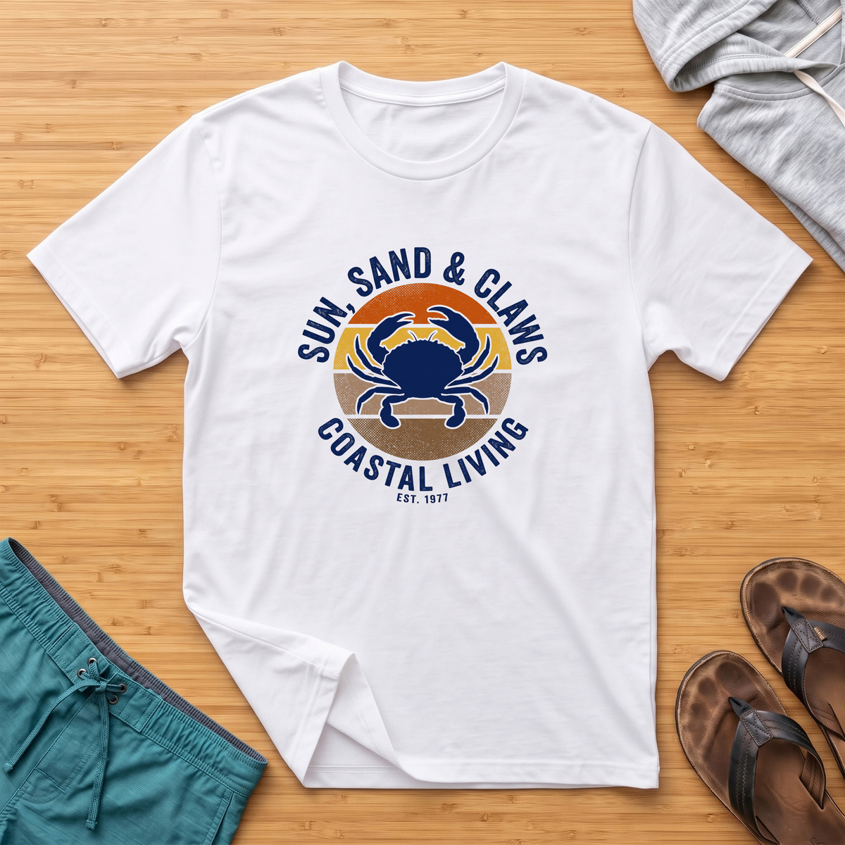 Sun, Sand & Claws T-Shirt