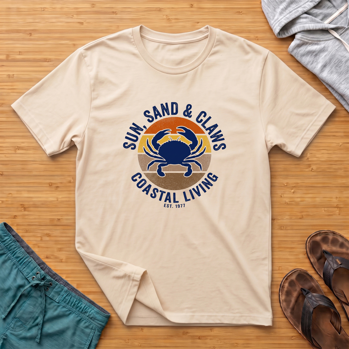 Sun, Sand & Claws T-Shirt