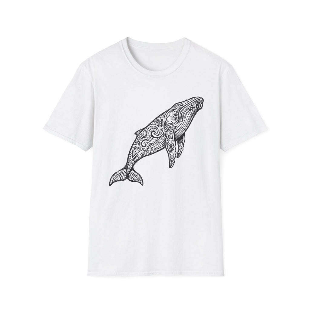 Hawaiian Style Whale T-Shirt