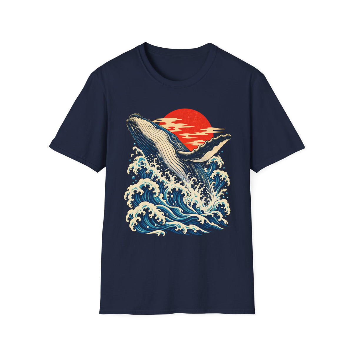 Japanese Inspired Whale T-Shirt