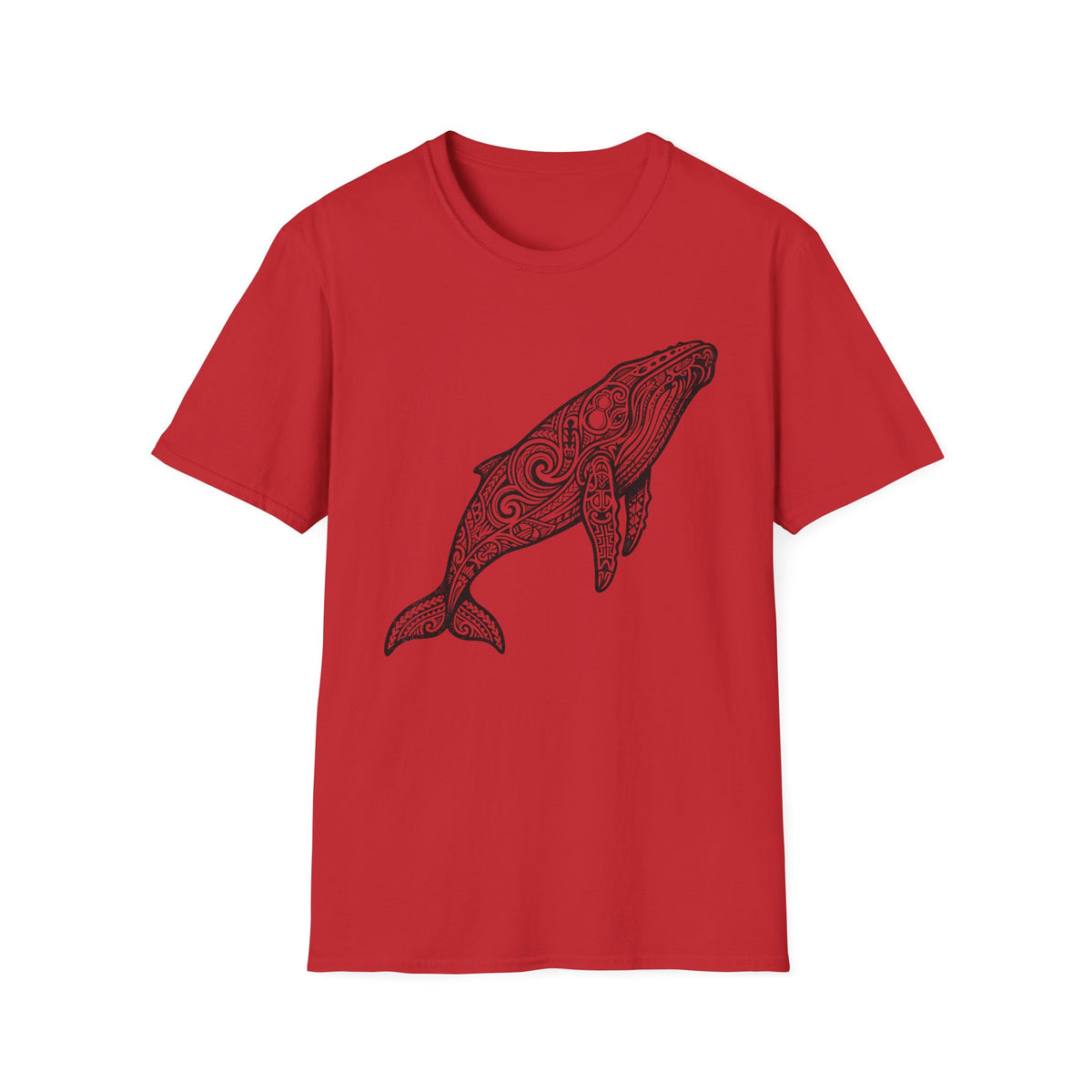 Hawaiian Style Whale T-Shirt