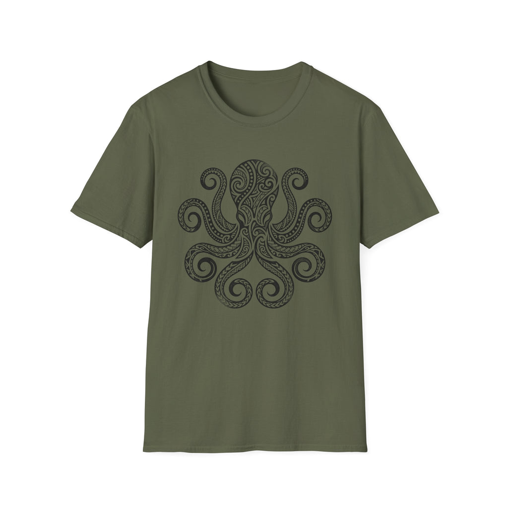 Hawaiian Style Octopus T-Shirt