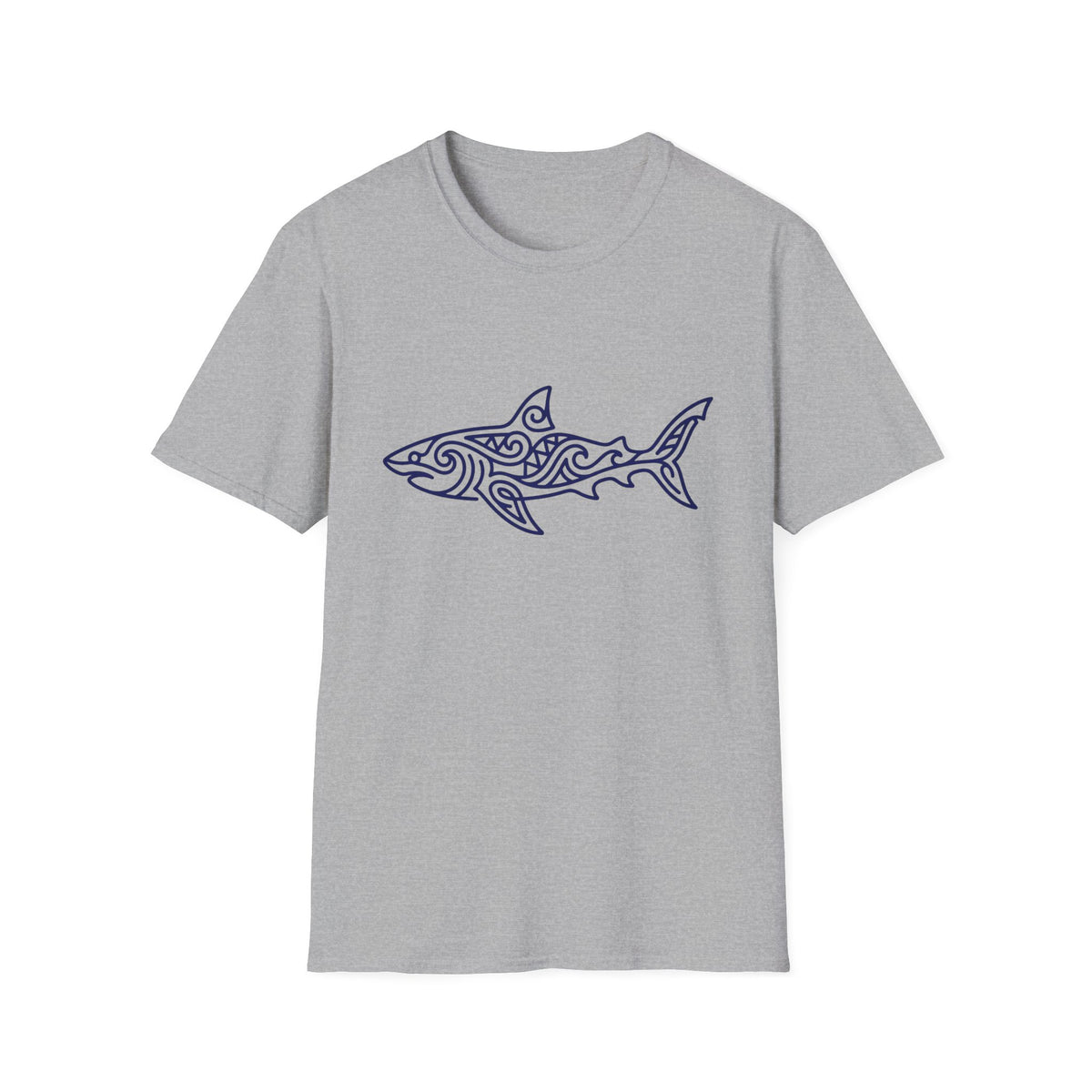 Hawaiian Style Shark T-Shirt