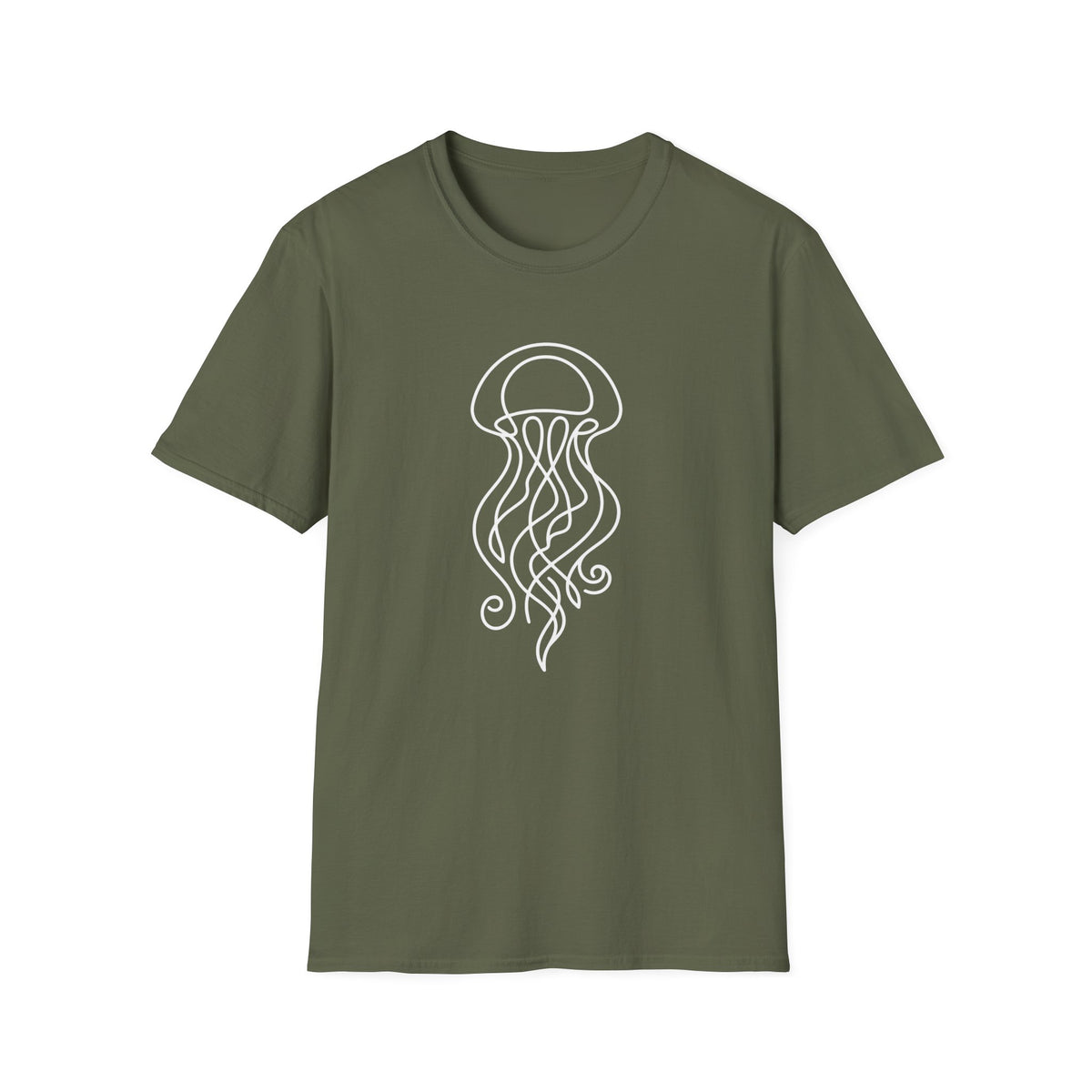 Line Art Jellyfish T-Shirt