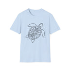 Line Art Turtle T-Shirt