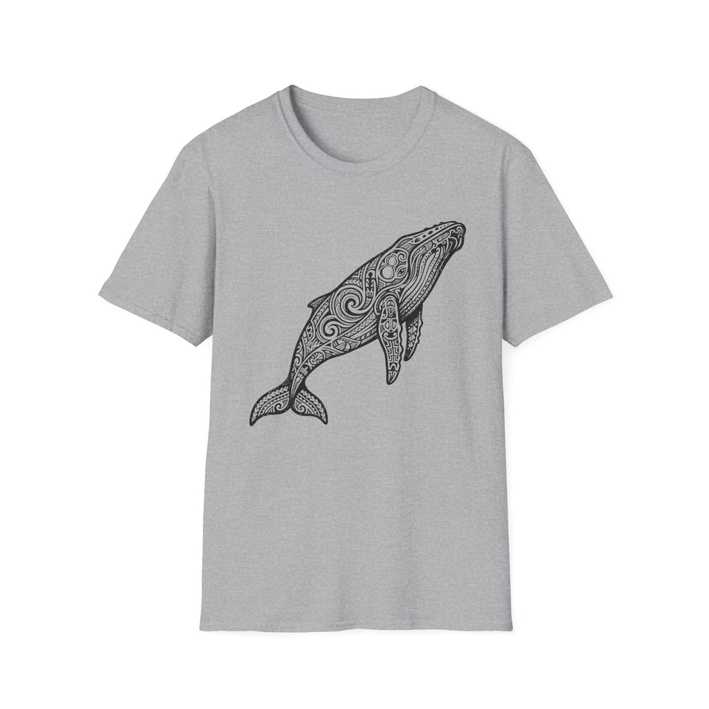 Hawaiian Style Whale T-Shirt