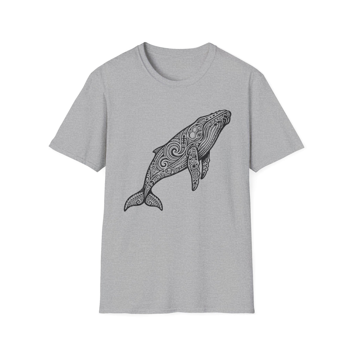 Hawaiian Style Whale T-Shirt