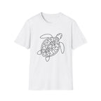 Line Art Turtle T-Shirt
