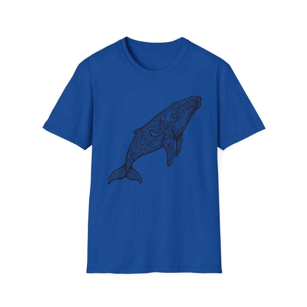 Hawaiian Style Whale T-Shirt