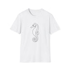 Line Art Seahorse T-Shirt